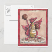 De vliegende Draak van de Spaghetti Briefkaart (Voorkant / Achterkant)