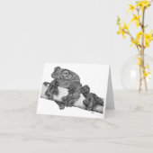 De vliegende Kaart van de Nota van de Kikker (Gele Bloem)