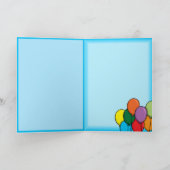 De vliegende kaart van de Verjaardag van het (Binnen)