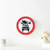 De vliegende Klok van de Verkeersteken van de Heks (Huis)