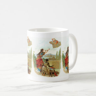 De vliegende koffer  koffiemok