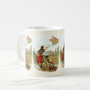 De vliegende koffer  koffiemok