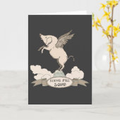 De vliegende Ploeg van Varkens Kaart (Gele Bloem)