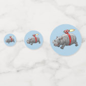 De Vliegende Raketnijlpaard Confetti (Achterkanten)