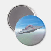 De vliegende schotel magneet (Voorkant / Achterkant)