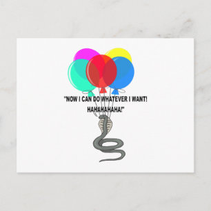 De vliegende slang briefkaart