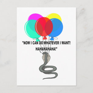 De vliegende slang briefkaart