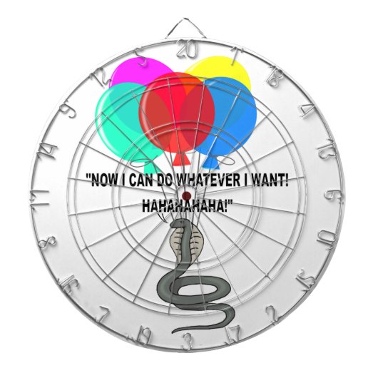 De vliegende slang dartbord (Voorkant)