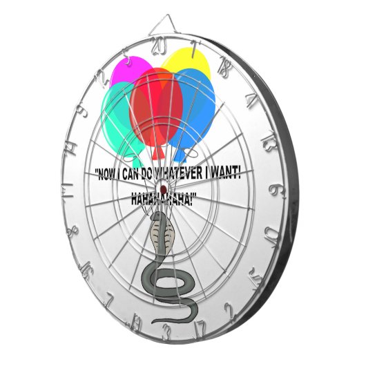 De vliegende slang dartbord (Voorkant Rechts)