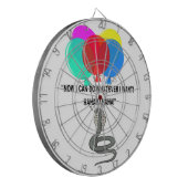 De vliegende slang dartbord (Voorkant Links)