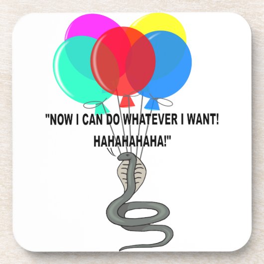 De vliegende slang drankjes onderzetter (Voorkant)