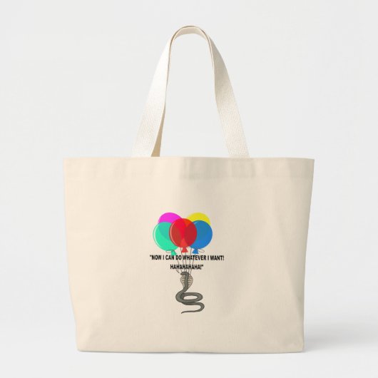 De vliegende slang grote tote bag (Voorkant)