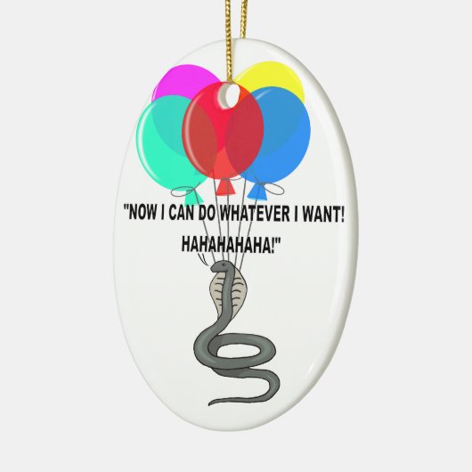 De vliegende slang keramisch ornament (Links)