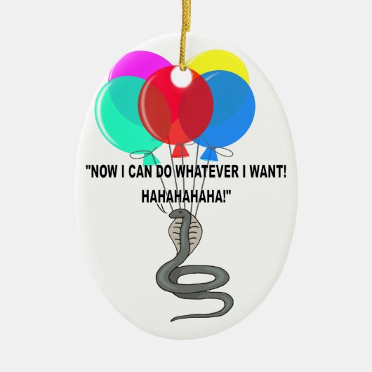 De vliegende slang keramisch ornament (Voorkant)