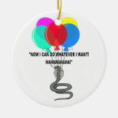 De Vliegende Slang Keramisch Ornament (Voorkant)