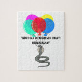 De vliegende slang legpuzzel (Verticaal)