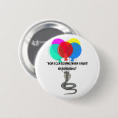 De vliegende slang ronde button 5,7 cm (Voorkant /achterkant)