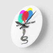 De vliegende slang ronde klok (Hoek)