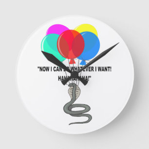 De vliegende slang ronde klok