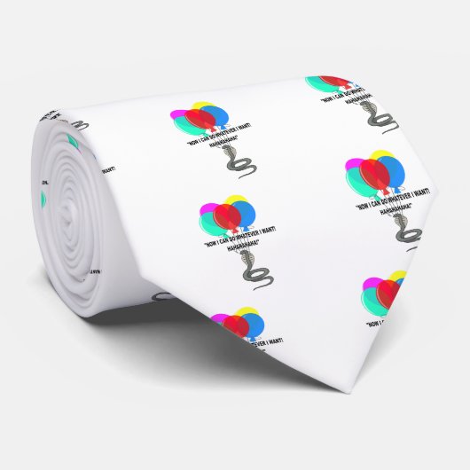 De vliegende slang stropdas (Opgerold)