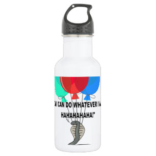 De vliegende slang waterfles 