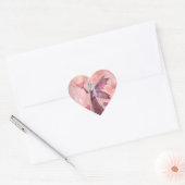 De vliegende Valentijnsjminn sticker (Envelop)