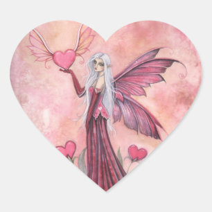 De vliegende Valentijnsjminn sticker