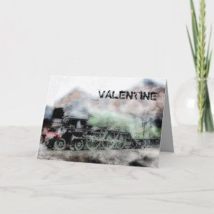 De vliegende Vintage Kaart van Valentijn van de