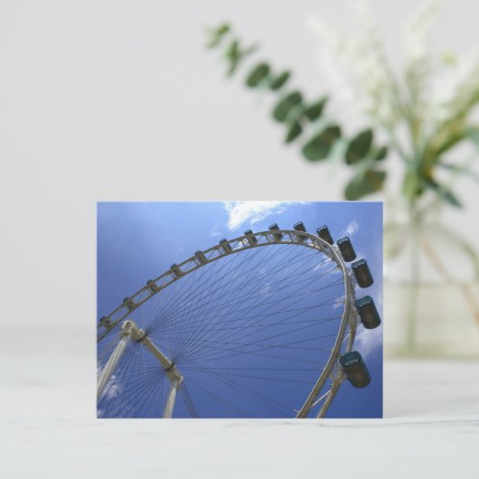 De vlieger van Singapore Briefkaart (Staand voorkant)