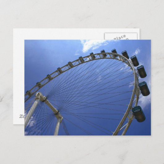 De vlieger van Singapore Briefkaart (Voorkant / Achterkant)