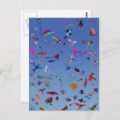 De Vliegers van de Vliegers van vliegers in de Briefkaart (Voorkant / Achterkant)