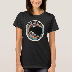 De vliegloze kiwi vogel van Nieuw-Zeeland T-shirt