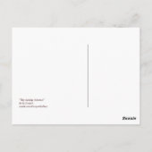 De vliegmachine Aleutian Steampunk Briefkaart (Achterkant)