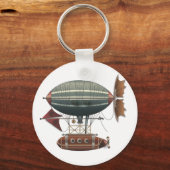 De vliegmachine Aleutian Steampunk Sleutelhanger (Voorkant)