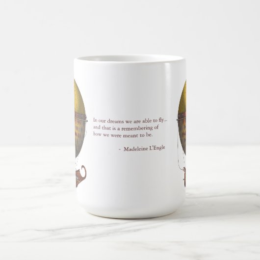 De vliegmachine Nautisme Steampunk Koffiemok (Center)