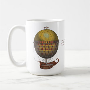 De vliegmachine Nautisme Steampunk Koffiemok