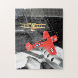 De Vliegtuigen van het speelgoed Legpuzzel
