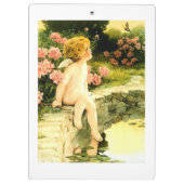 DE VLINDER Bessie Pease Gutmann Art Klembord (Achterkant)