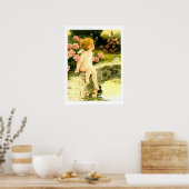 DE VLINDER Bessie Pease Gutmann Art Poster (Keuken)