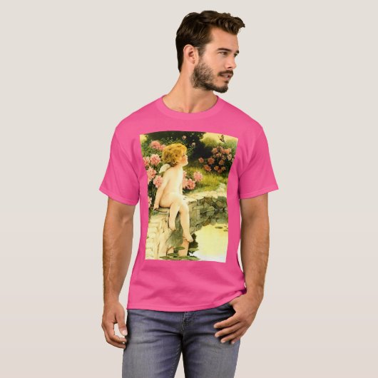DE VLINDER Bessie Pease Gutmann Art T-shirt (Voorkant volledig)