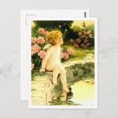 DE VLINDER Bessie Pease Gutmann Briefkaart (Voorkant / Achterkant)