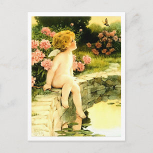 DE VLINDER Bessie Pease Gutmann Briefkaart