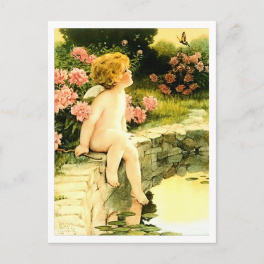 DE VLINDER Bessie Pease Gutmann Briefkaart (Voorkant)