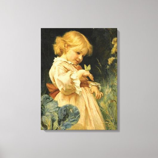 De vlinder canvas afdruk (Voorkant)