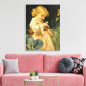 De vlinder canvas afdruk (Insitu (Woonkamer))