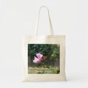 De vlinder en nam van Canvas tas Sharon toe