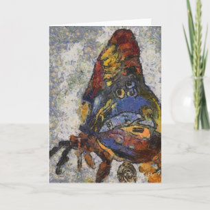 De Vlinder Geïnspireerde Monet van Frida Kahlo Kaart
