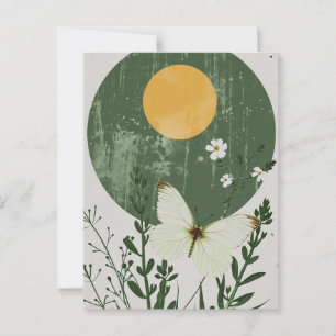 De vlinder in de Bossen Briefkaart