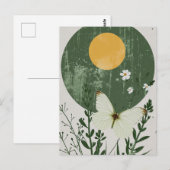 De vlinder in de Bossen Briefkaart (Voorkant / Achterkant)