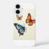 De vlinder iPhone 16 Hoesjes (Achterkant)